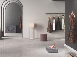 ceramic tiles in a commercial space