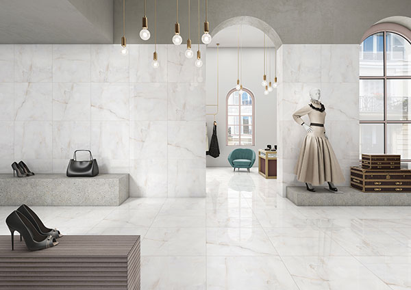 nano vitrified tiles in commercial space